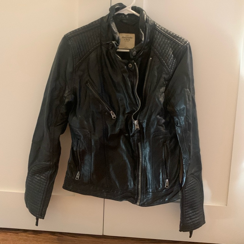 Abercrombie & Fitch jacket, faux leather